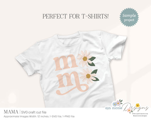 Floral Mama SVG SVG Aja Nicole Designs 