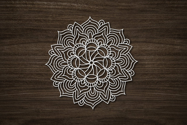Floral Mandala Design SVG zoellartz 