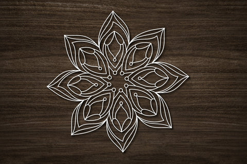 Floral Mandala Design SVG zoellartz 