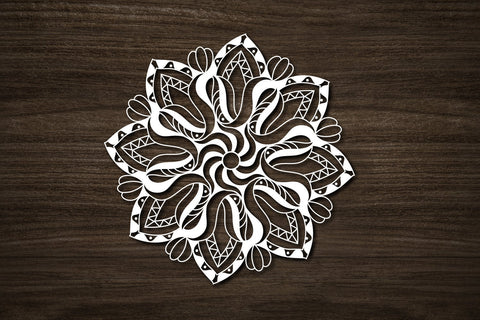 Floral Mandala Design SVG zoellartz 