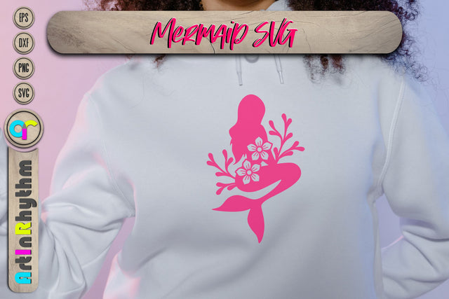 Floral Mermaid svg SVG Artinrhythm shop 