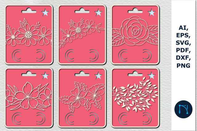 floral money card SVG bundle cut file SVG MD JOYNAL ABDIN 