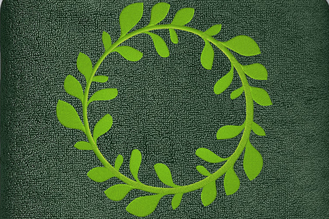 Floral monogram frame , machine embroidery Embroidery/Applique DESIGNS embroidery-workshop 