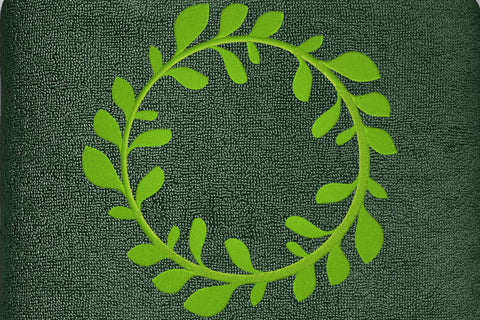 Floral monogram frame , machine embroidery Embroidery/Applique DESIGNS embroidery-workshop 