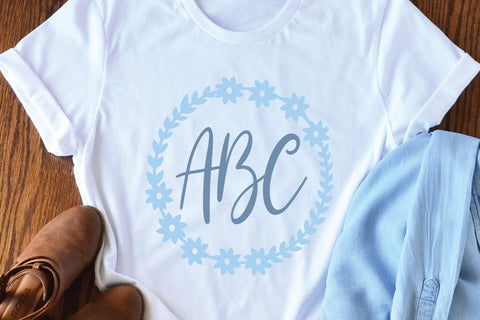 Floral Monogram SVG Cut File SVG zoellartz 