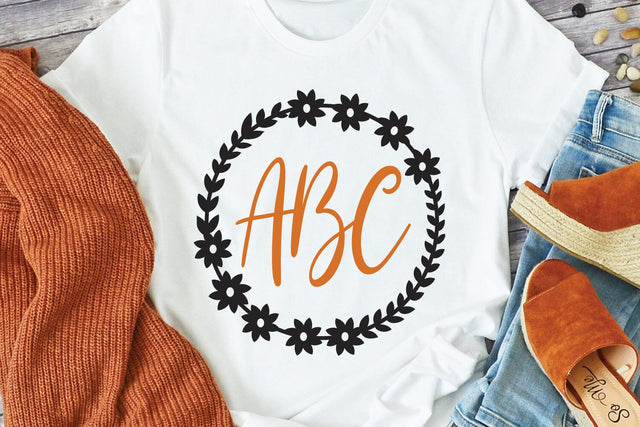 Floral Monogram SVG Cut File SVG zoellartz 