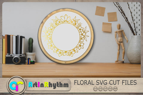 Floral Monograms Svg, Flower Monograms Svg, Frames Svg SVG Artinrhythm shop 