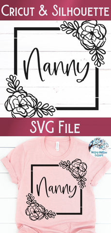 Floral Nanny SVG SVG Wispy Willow Designs 