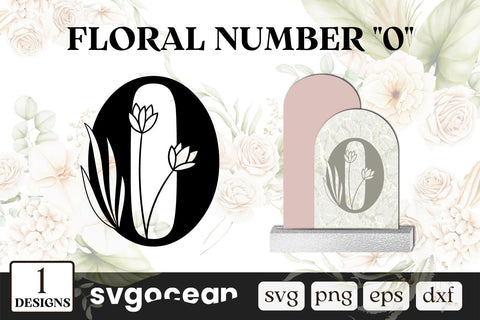 Floral Numbers Svg Bundle SVG SvgOcean 