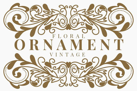 Floral Ornament Vintage SVG Masyafi Studio 