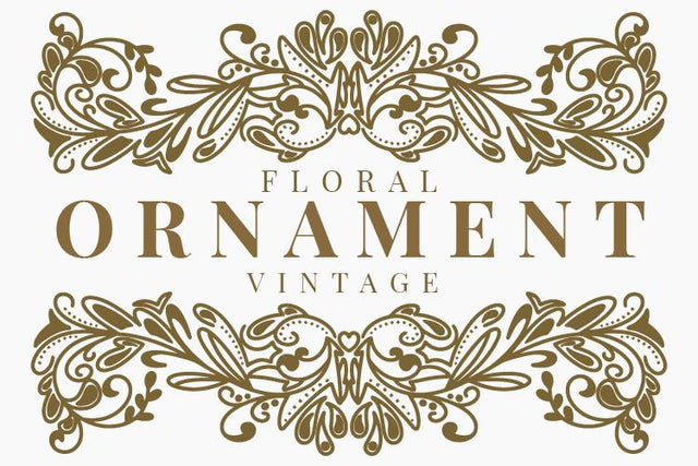 Floral Ornament Vintage SVG Masyafi Studio 