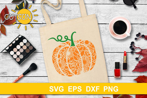 Floral pattern Pumpkin SVG | Floral pumpkin SVG | Fall SVG SVG CutsunSVG 
