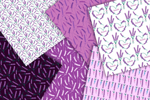 Floral Patterns| JPG Digital Paper | Sakura and Lavender Digital Pattern AnnaViolet_store 