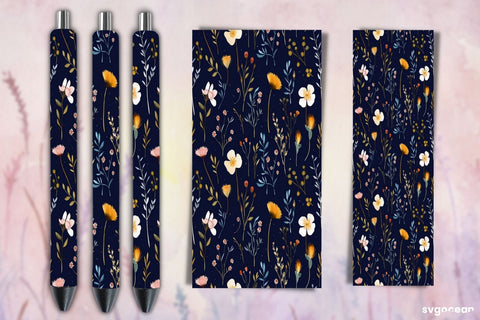 Floral Pen Wraps Bundle | Sublimation Sublimation SvgOcean 