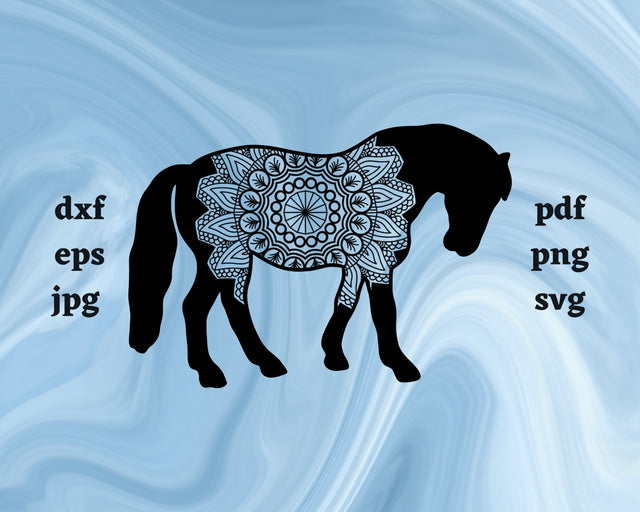 Floral Pony SVG Cut File SVG Northern Light SVG 