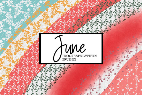 Floral Procreate Brushes | June Flower Procreate Brushes SVG Illuztrate 