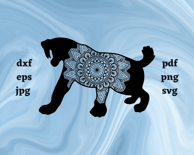 Floral Sabretooth Tiger SVG Cut File SVG Northern Light SVG 