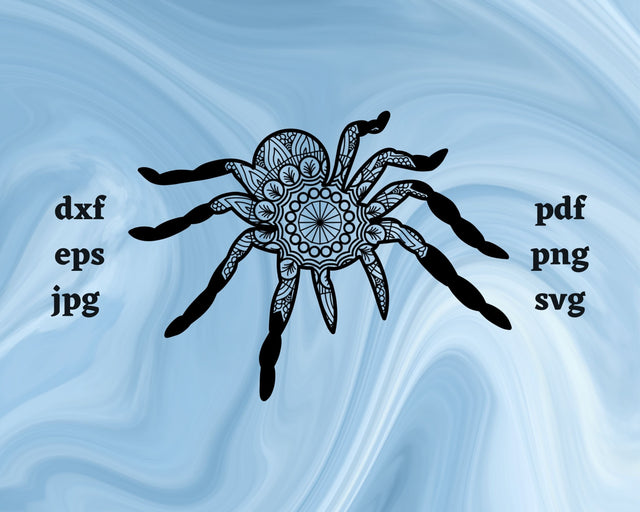 Floral Spider SVG Cut File SVG Northern Light SVG 