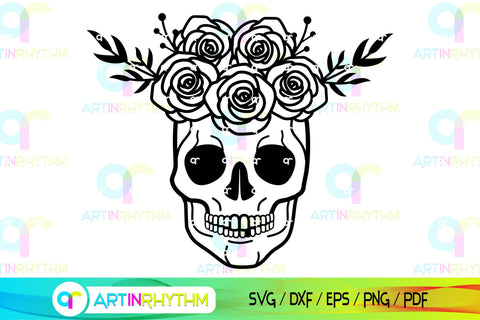 Floral Split Monogram frame svg SVG Artinrhythm shop 