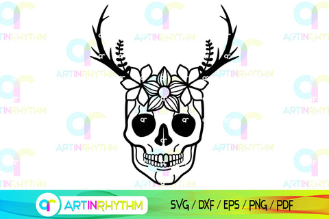 Floral Split Monogram frame svg SVG Artinrhythm shop 