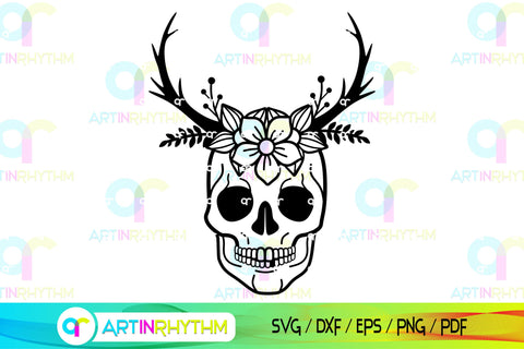 Floral Split Monogram frame svg SVG Artinrhythm shop 