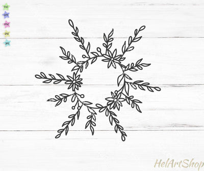 Floral Sun Svg, Wildflowers svg, Boho Svg SVG _HelArtShop_ 