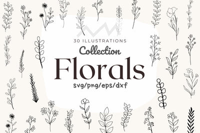 Floral SVG Bundle SVG Regulrcrative 