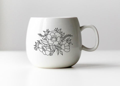 Floral svg, flower svg, flourish svg, wreath svg, summer svg, farm svg, farm clipart SVG CutLeafSvg 