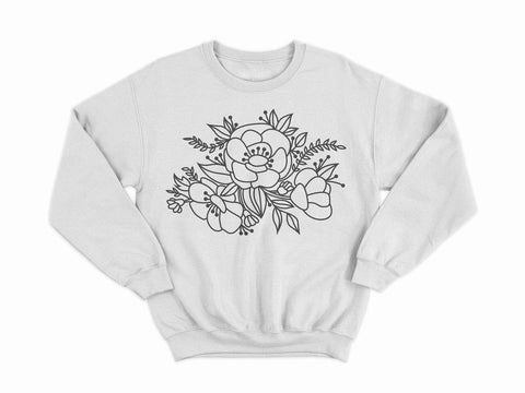 Floral svg, flower svg, flourish svg, wreath svg, summer svg, farm svg, farm clipart SVG CutLeafSvg 