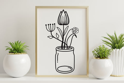 Floral SVG - Wildflower SVG - Flower Design SVG CraftLabSVG 