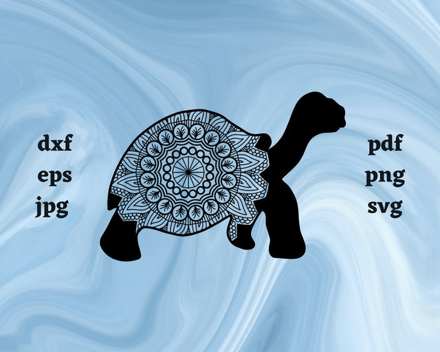 Floral Turtle SVG Cut File SVG Northern Light SVG 
