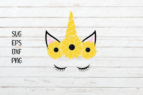 Floral Unicorn svg, Unicorn Clipart svg design SVG SmmrDesign 