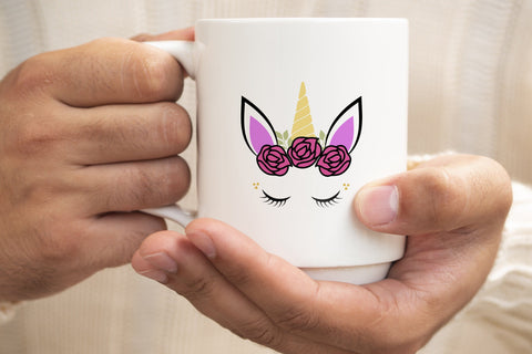 Floral Unicorn SVG, Unicorn svg SVG SmmrDesign 