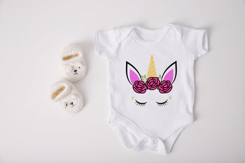 Floral Unicorn SVG, Unicorn svg SVG SmmrDesign 