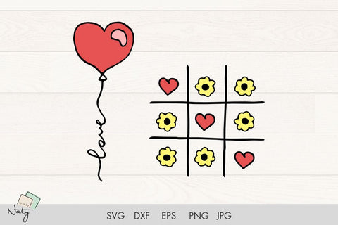 Floral Valentines SVG heart illustration SVG Arts By Naty 