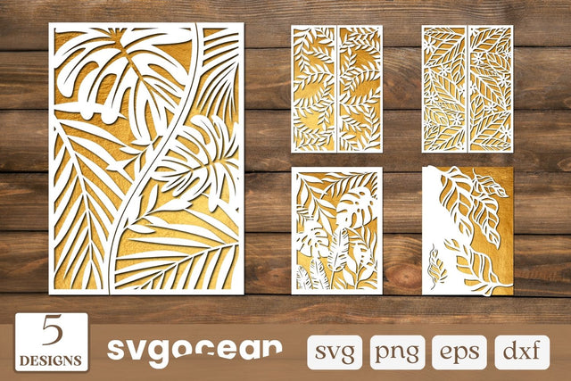 Floral Wedding Invitation Laser Cutting Template SVG SvgOcean 