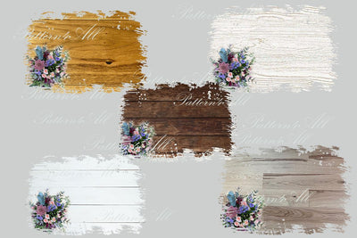 Floral Wood Background,Digital Sublimation PNG Clipart Bundle, PNG Distressed Backsplash,Sublimation Backsplash,Background PNG Wood Plank Sublimation ArtStudio 