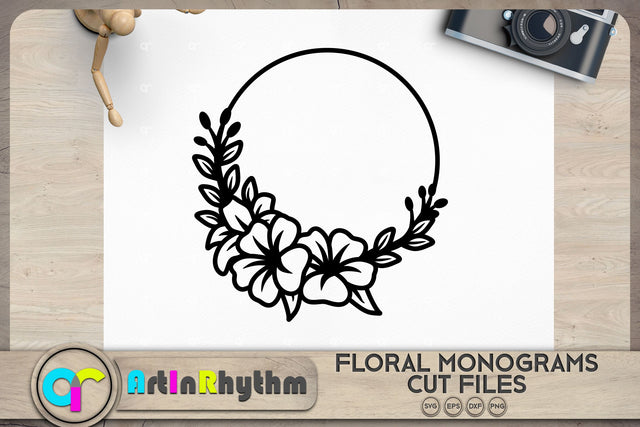 Floral wreath SVG SVG Artinrhythm shop 