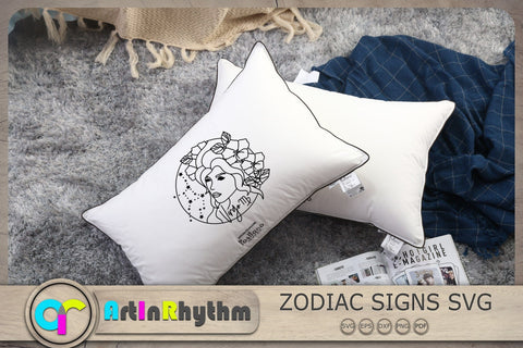 Floral Zodiac Signs Svg, Zodiac Svg Bundle, Astrology Svg, Constellation Svg SVG Artinrhythm shop 