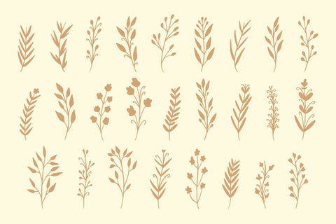 Floresta - Botanical Dingbat Font Font Masyafi Studio 