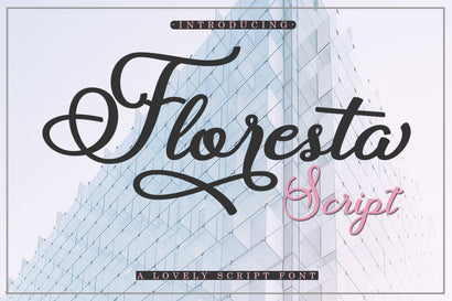 Floresta Script Font Straight.co 