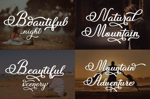 Floresta Script Font Straight.co 