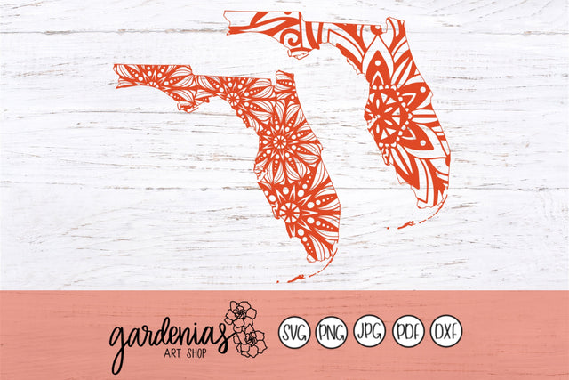 Florida Mandalas SVG Gardenias Art Shop 