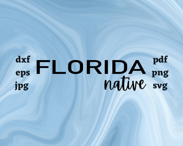 Florida Native SVG Cut File SVG Northern Light SVG 