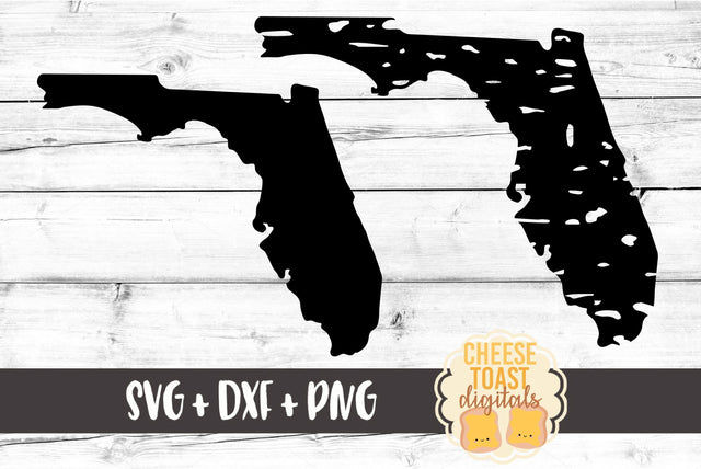 Florida - Solid & Grunge SVG Cheese Toast Digitals 