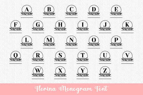 Florina Monogram Font Free For Commercial Use Font SintegraT 