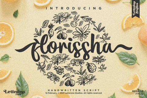 florissha Font Letterena Studios 