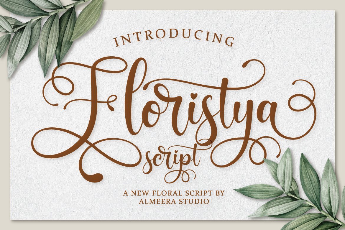 Floral Script Font