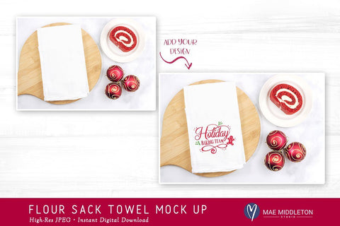 Flour Sack Towel Mock Up Mock Up Photo Mae Middleton Studio 