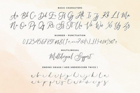 Flourish Font Abo Daniel Studio 